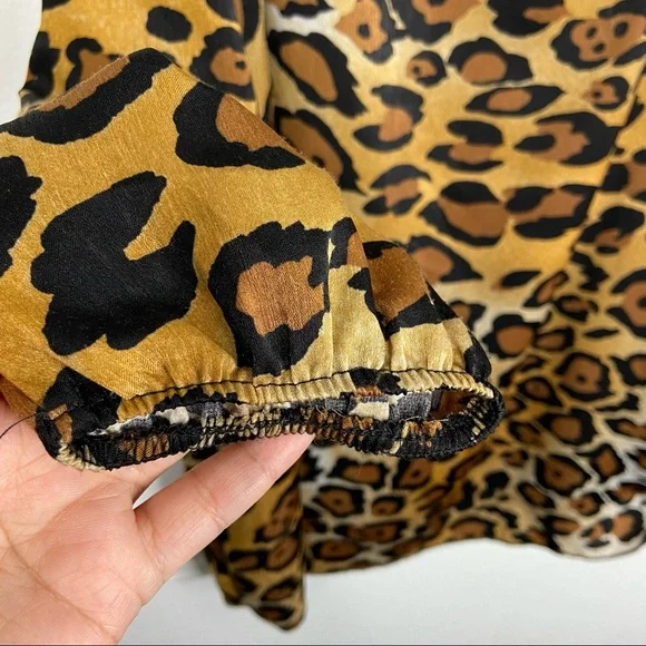 The Vanity Room Leopard Print Off-Shoulder Dress Size XLP - Picture 6 of 8